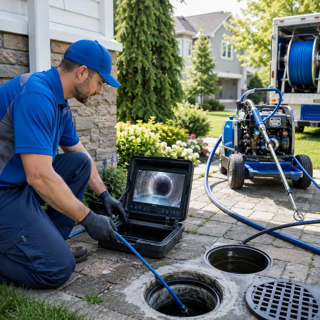 Outdoor drain cleaning professionals serving Hinton, WV