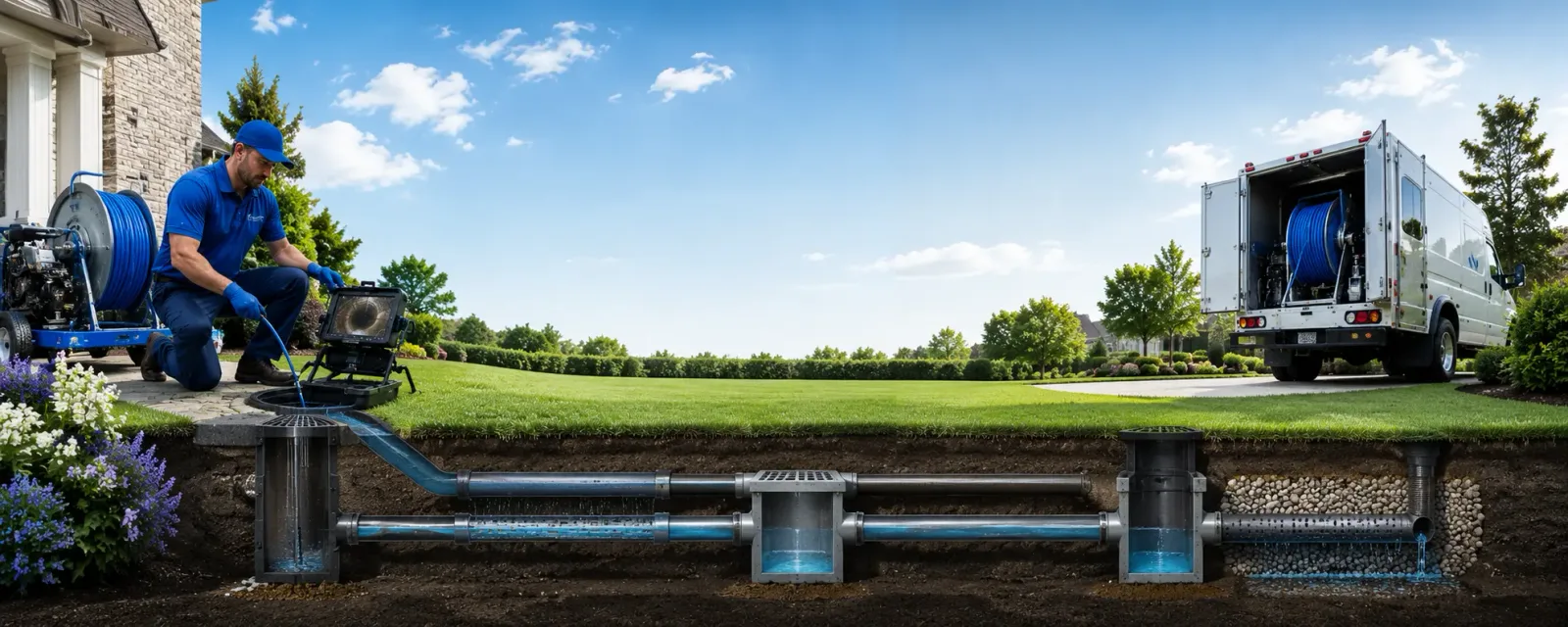 Outdoor drain cleaning information for Hinton, WV
